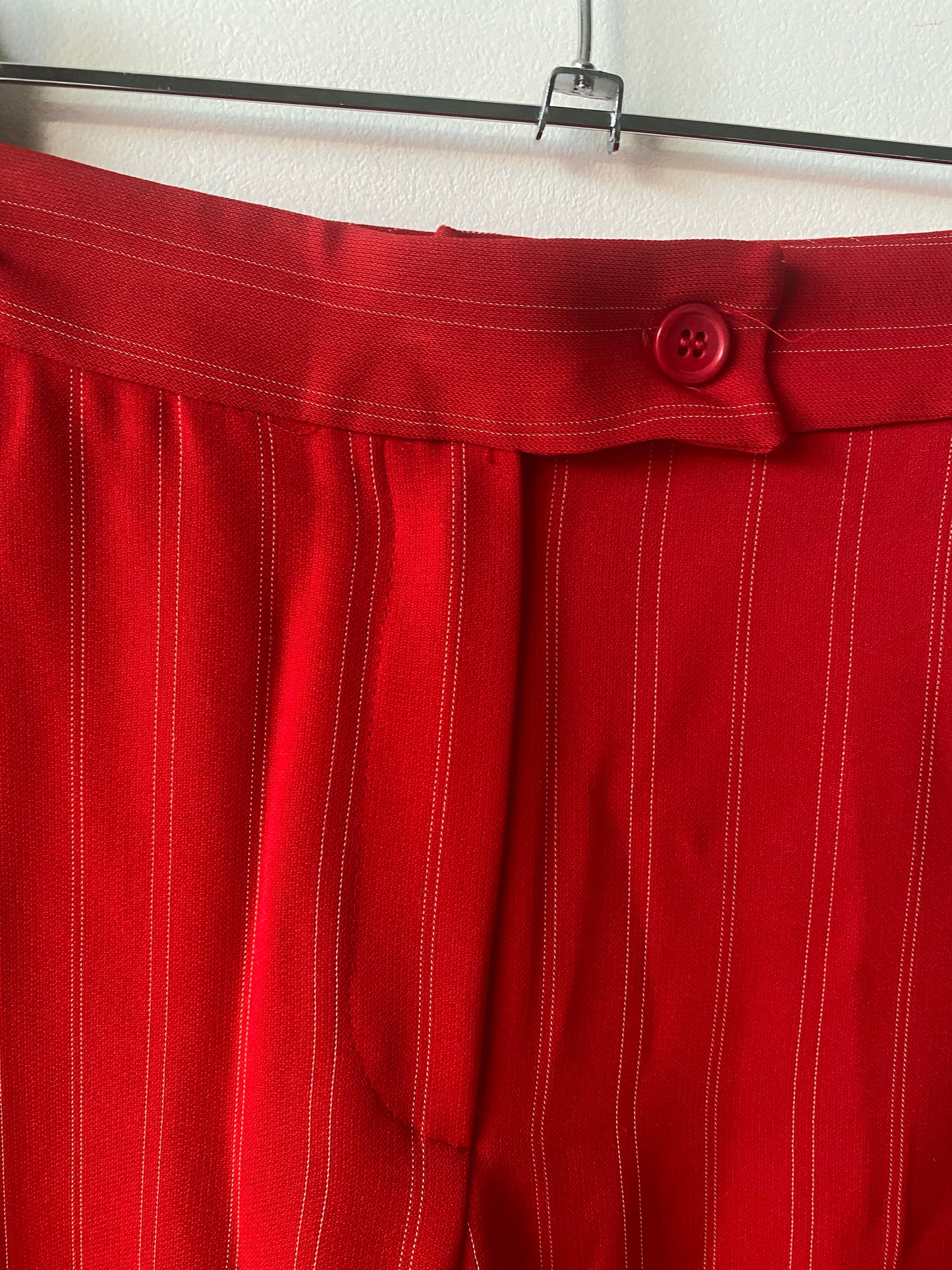 Pantalon fluide rouge