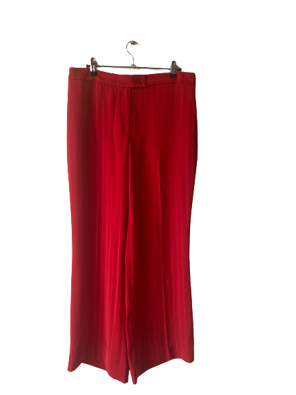 Pantalon fluide rouge